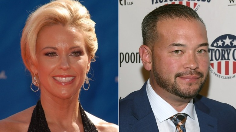 A side by side of Jon and Kate Gosselin