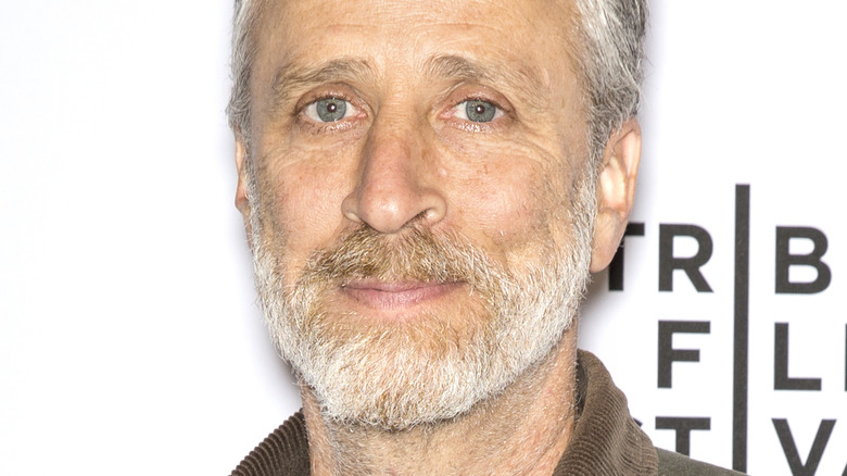 Jon Stewart with gray beard