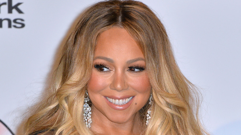 Mariah Carey smiling