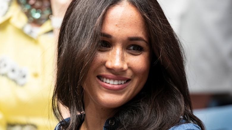 Meghan Markle smiling