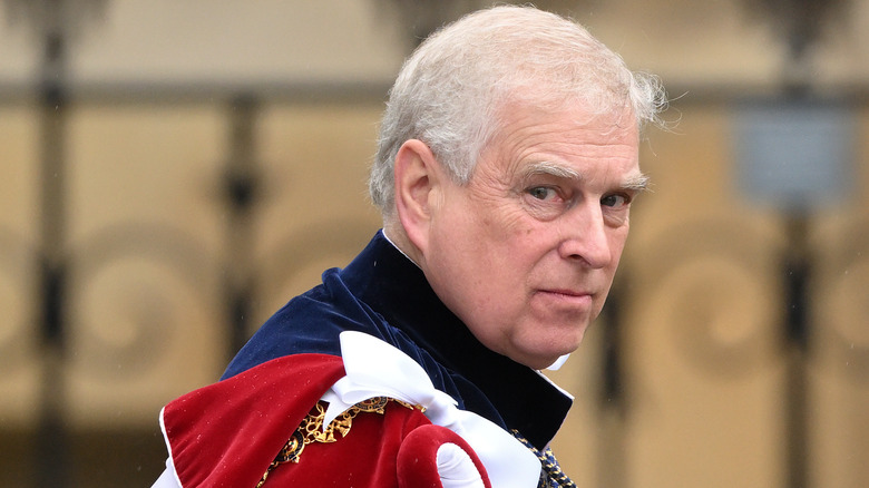 Prince Andrew at the coronation