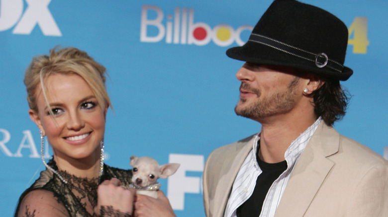 Britney Spears and Kevin Federline on the red carpet