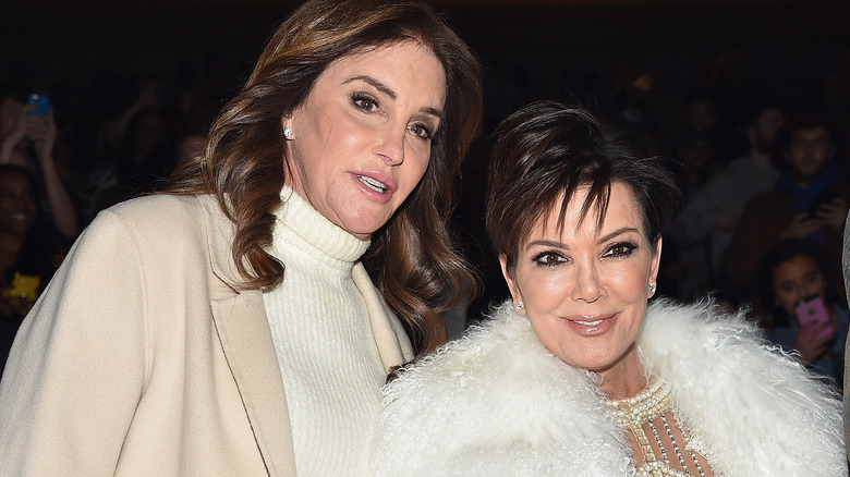 Caitlyn and Kris Jenner smiling 