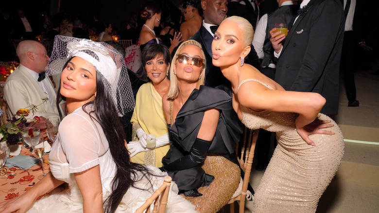 The Kardashians pose at Met Gala 