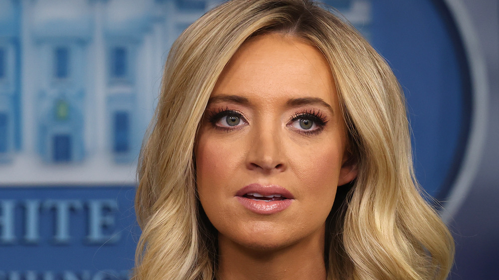 Kayleigh McEnany annoyed