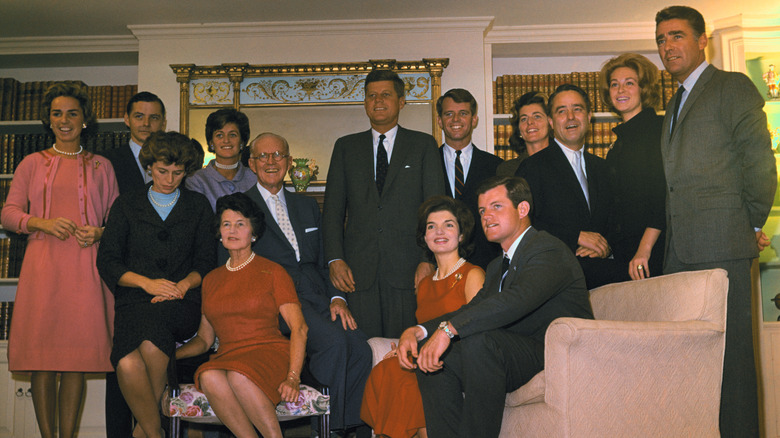 Kennedy family smiling