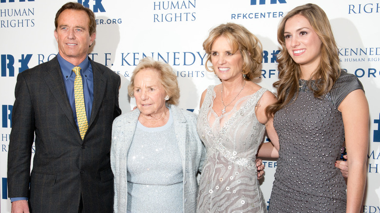 Kennedy family posing