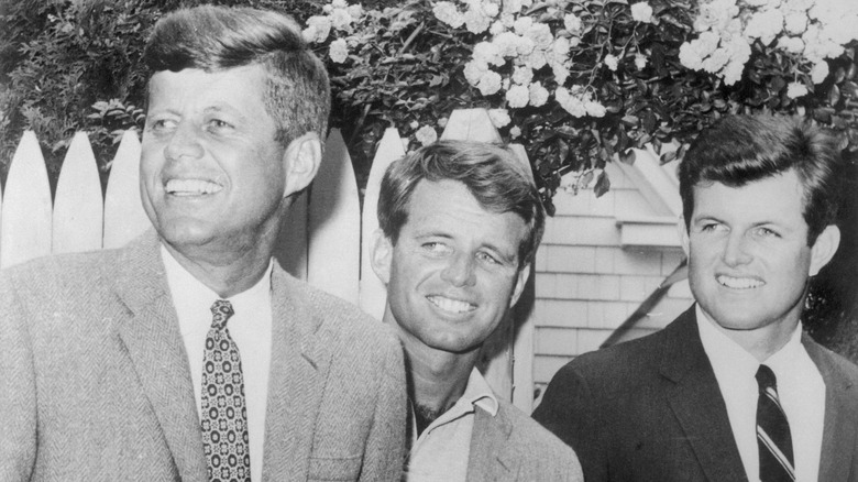 Kennedy brothers smiling