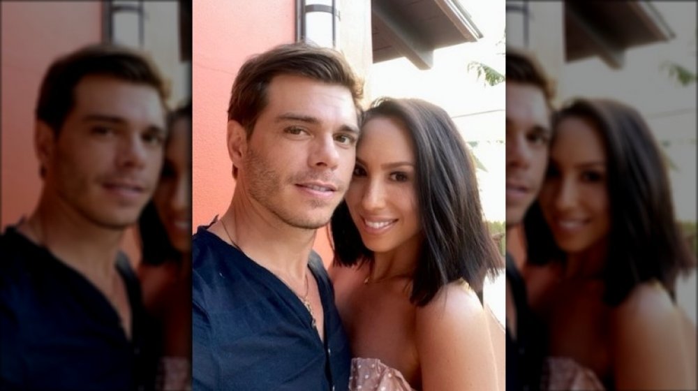 Selfie of Matthew Lawrence and Cheryl Burke