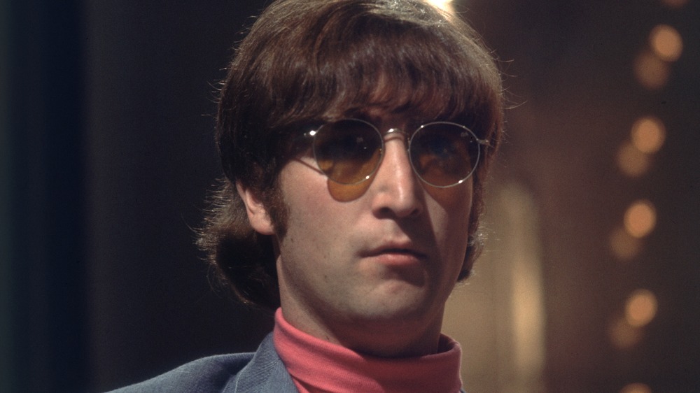 John Lennon pink shirt