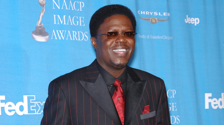 Bernie Mac smiling