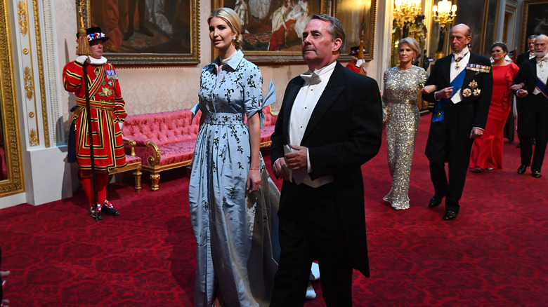 Ivanka Trump arrives at Buckingham Palace