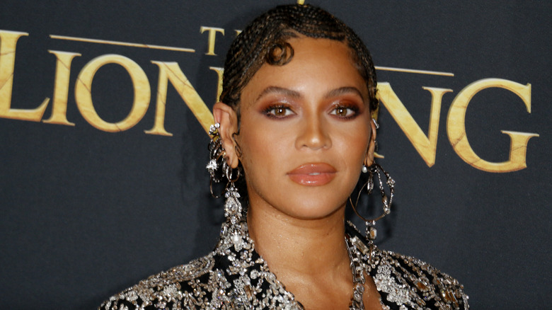 Beyonce at the World premiere of 'The Lion King'