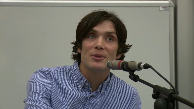 Cillian Murphy speaks at a UNESCO event