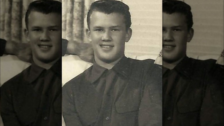 Teenage Kris Kristofferson smiling