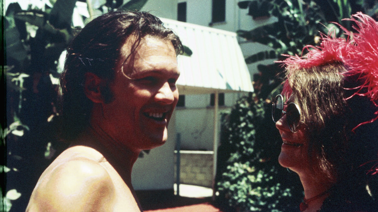 Kris Kristofferson and Janis Joplin smiling together