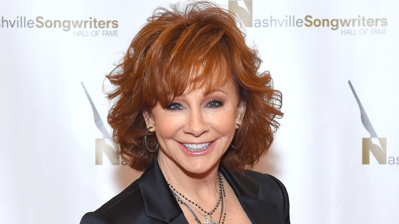 Reba McEntire smiling