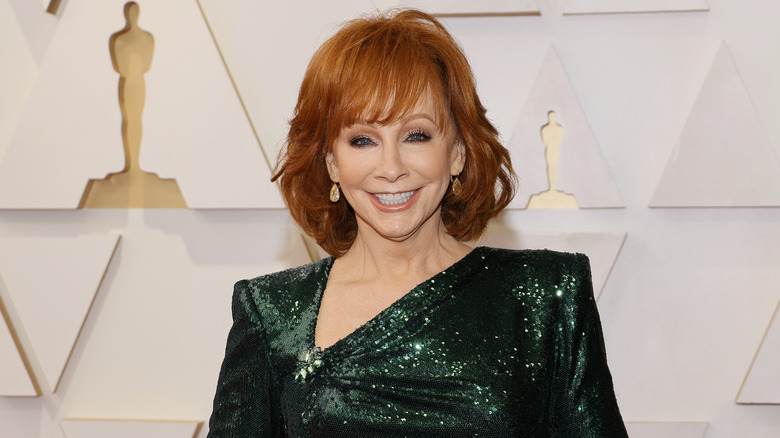 Reba McEntire smiling