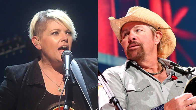 Natalie Maines and Toby Keith