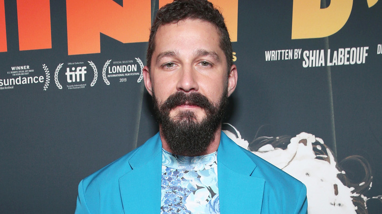 Shia LaBeouf smiling