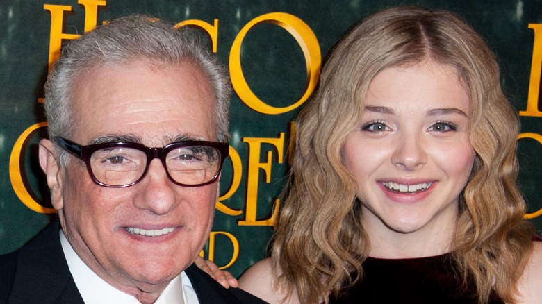 Martin Scorsese and Chloe Grace Moretz