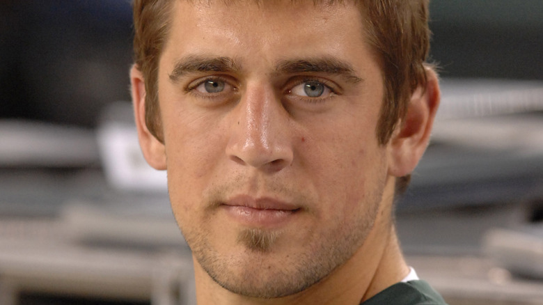 Aaron Rodgers posing 