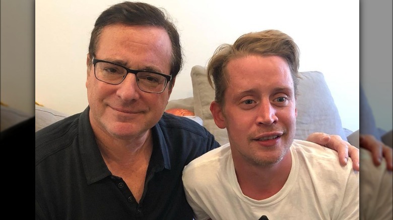 Bob Saget and Macaulay Culkin in a selfie 