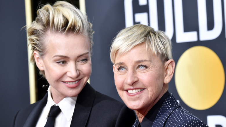 Ellen DeGeneres, Portia de Rossi, LA, 2020 