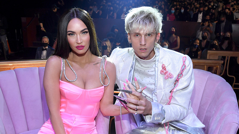 Machine Gun Kelly and Megan Fox in 2021