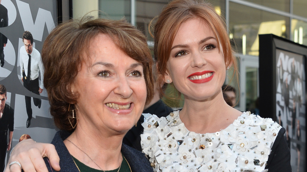 Elspeth Reid and Isla Fisher smiling