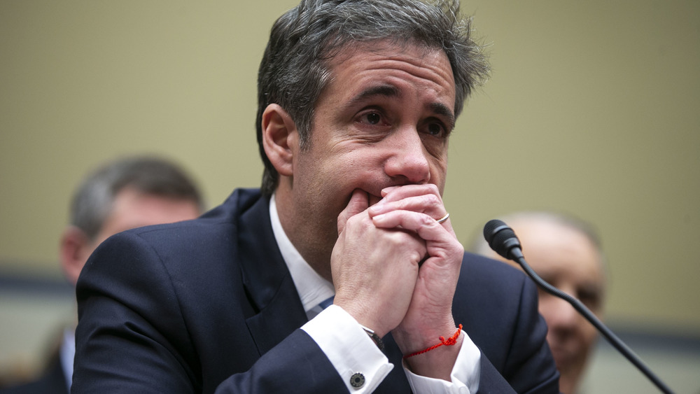 Michael Cohen testifying before House Oversight Committee