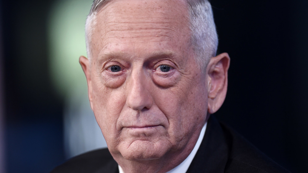 James Mattis looking serious