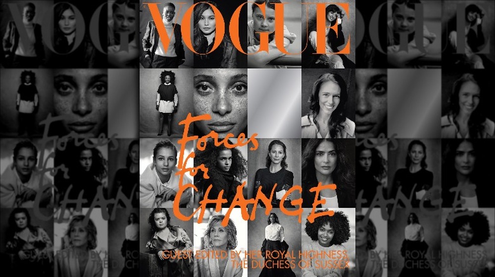 The September 2019 issue of British Vogue, which Meghan Markle guest-edited