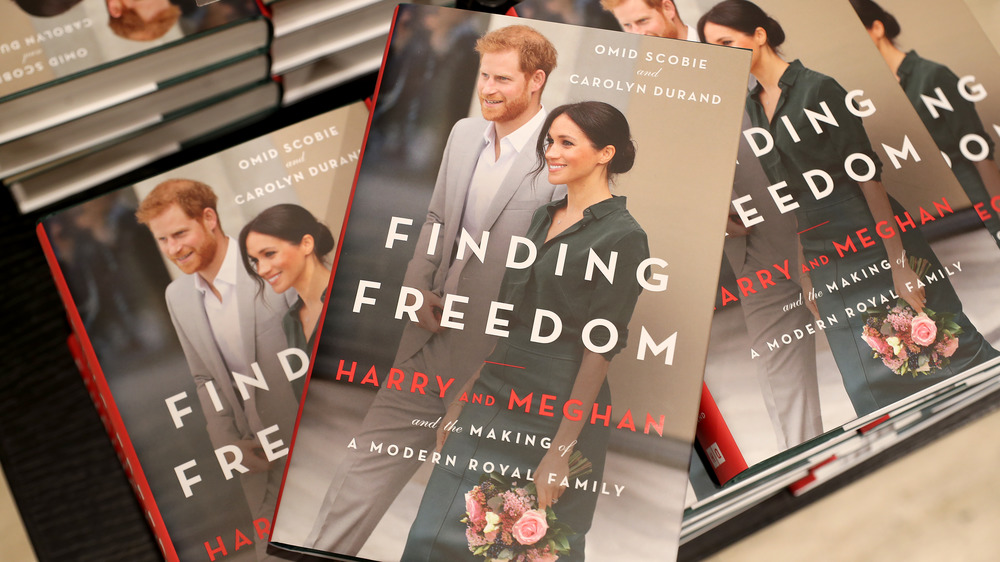 Copies of the book, Finding Freedom