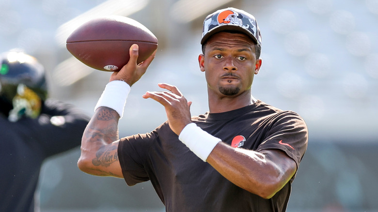 Deshaun Watson at football camp