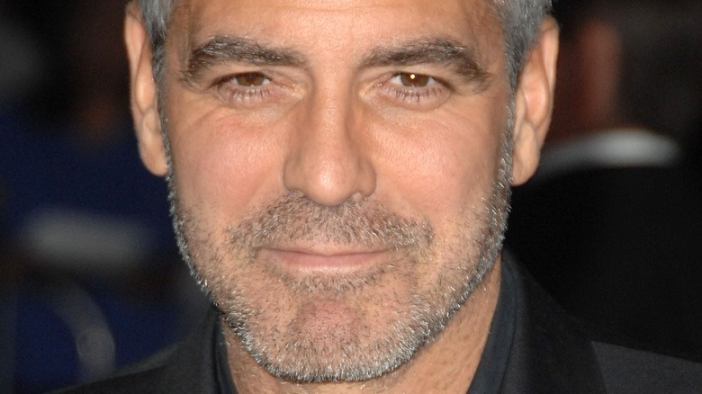 George Clooney wearing all black