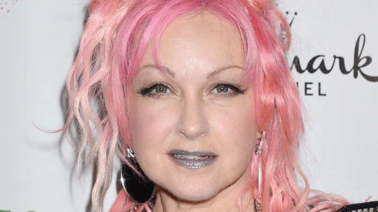 cyndi lauper pink hair