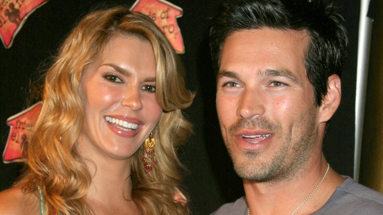 Brandi Glanville laughing Eddie Cibrian smiling