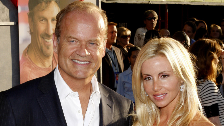 Kelsey Grammer and Camille Grammer smiling