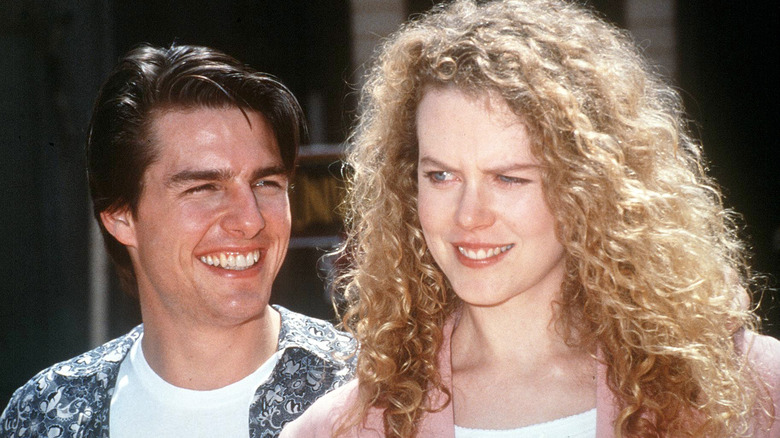 Tom Cruise and Nicole Kidman smiling