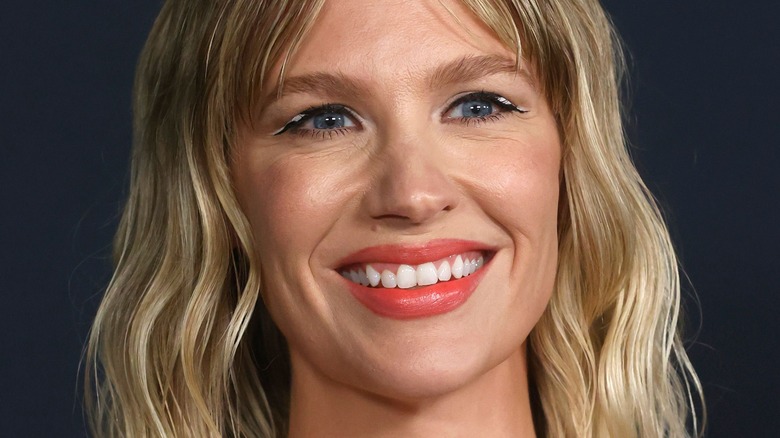 January Jones smiling