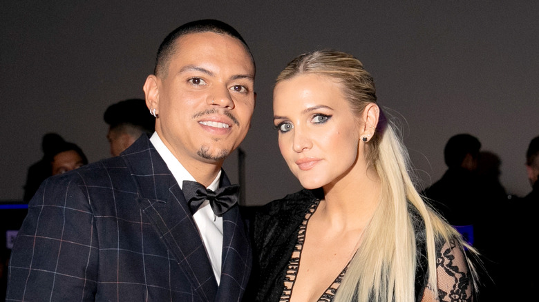 Evan Ross and Ashlee Simpson