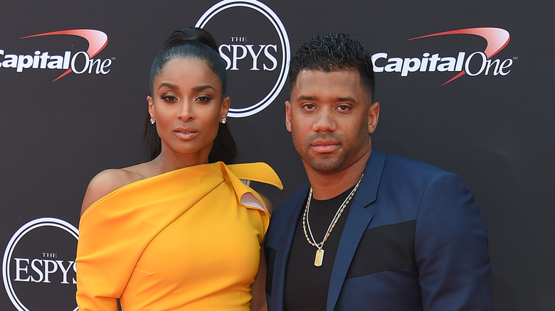 Ciara and Russell Wilson