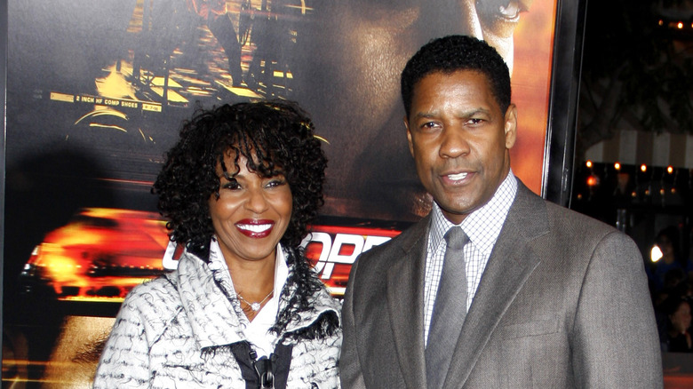 Pauletta Washington and Denzel Washington