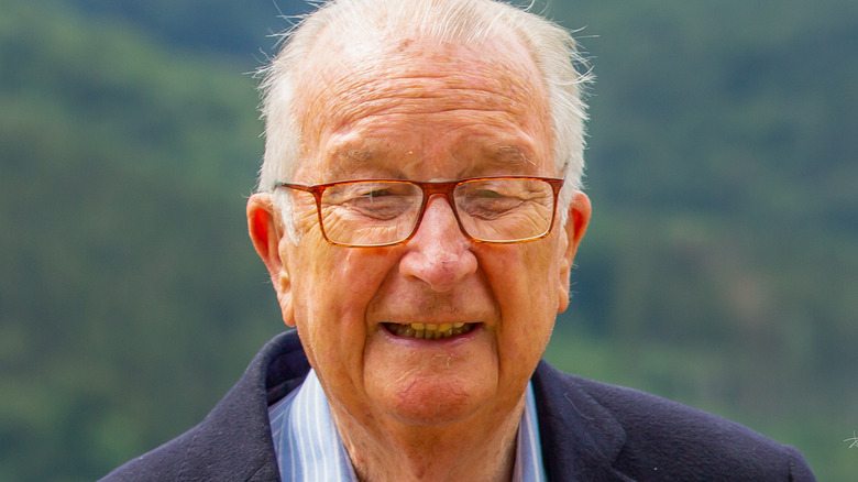 King Albert II Belgium smiling