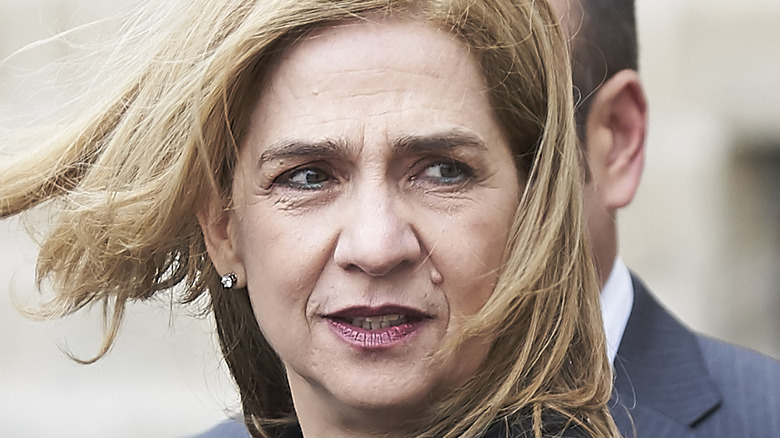 Princess Cristina of Spain pink lipstick