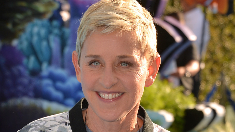 Ellen DeGeneres smiling