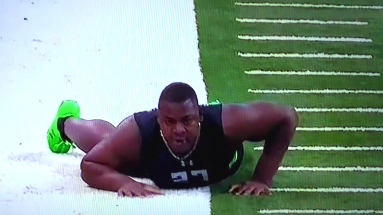 Chris Jones on the ground