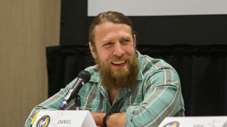 Daniel Bryan at a press conference