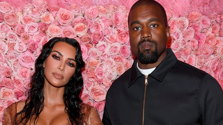 Kanye West and Kim Kardashian at the 2019 Met Gala